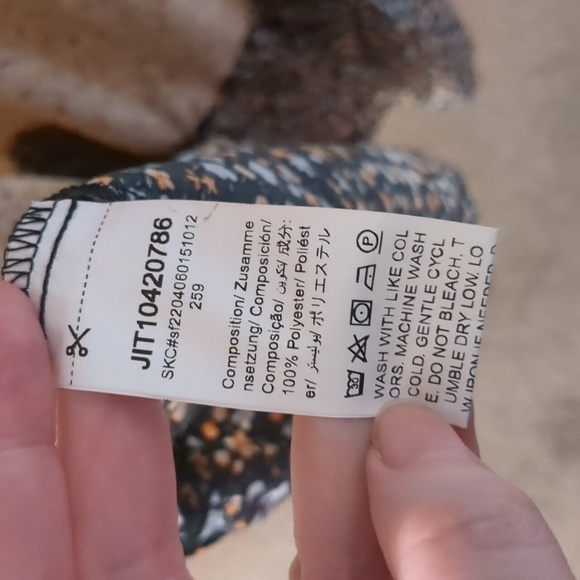 Shein Fit+ Multicolored Tiered Floral Maxi Dress - Picture 12 of 14